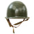 Original U.S. WWII US Marine Corps 4th Marine Division Painted 1944 McCord Front Seam Swivel Bale M1 Helmet With CAPAC Liner - Complete Original Items