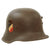 Original German WWII M18 Transitional Heer Army Double Decal Helmet with Interwar Liner - Stamped "Bell" L64 Original Items