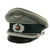 Original German WWII Army Heer Infantry Officers Schirmmütze Visor Crush Cap by Top Maker Wilhelm Welhausen Original Items