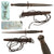 Original British WWII Early Import-Marked 3rd Pattern Broad Arrow Marked Fairbairn-Sykes Fighting Knife with Period Cut-Down Scabbard for Leg Wear Original Items
