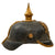 Original German WWI Unit Marked Prussian M1895 Pickelhaube Spiked Helmet with Liner - Size 57 Original Items