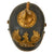 Original German WWI Unit Marked Prussian M1895 Pickelhaube Spiked Helmet with Liner - Size 57 Original Items