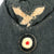 Original German WWII Luftwaffe EM-NCO Wool M38 Overseas Cap with Faded Markings Original Items