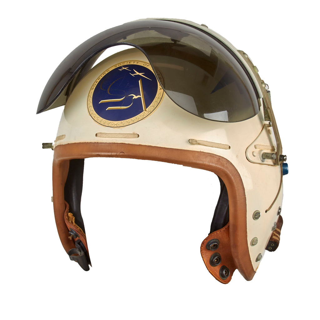 Original Cold War U.S. Air Force Selby Shoe Co. P-4A Flying Helmet - Dated 1957 Original Items