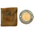 Original U.S. WWII Paratrooper D-Day Normandy Invasion Clip On Luminous Disc Helmet Marker With Original Pouch Original Items