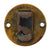 Original U.S. WWII Paratrooper D-Day Normandy Invasion Clip On Luminous Disc Helmet Marker With Original Pouch Original Items