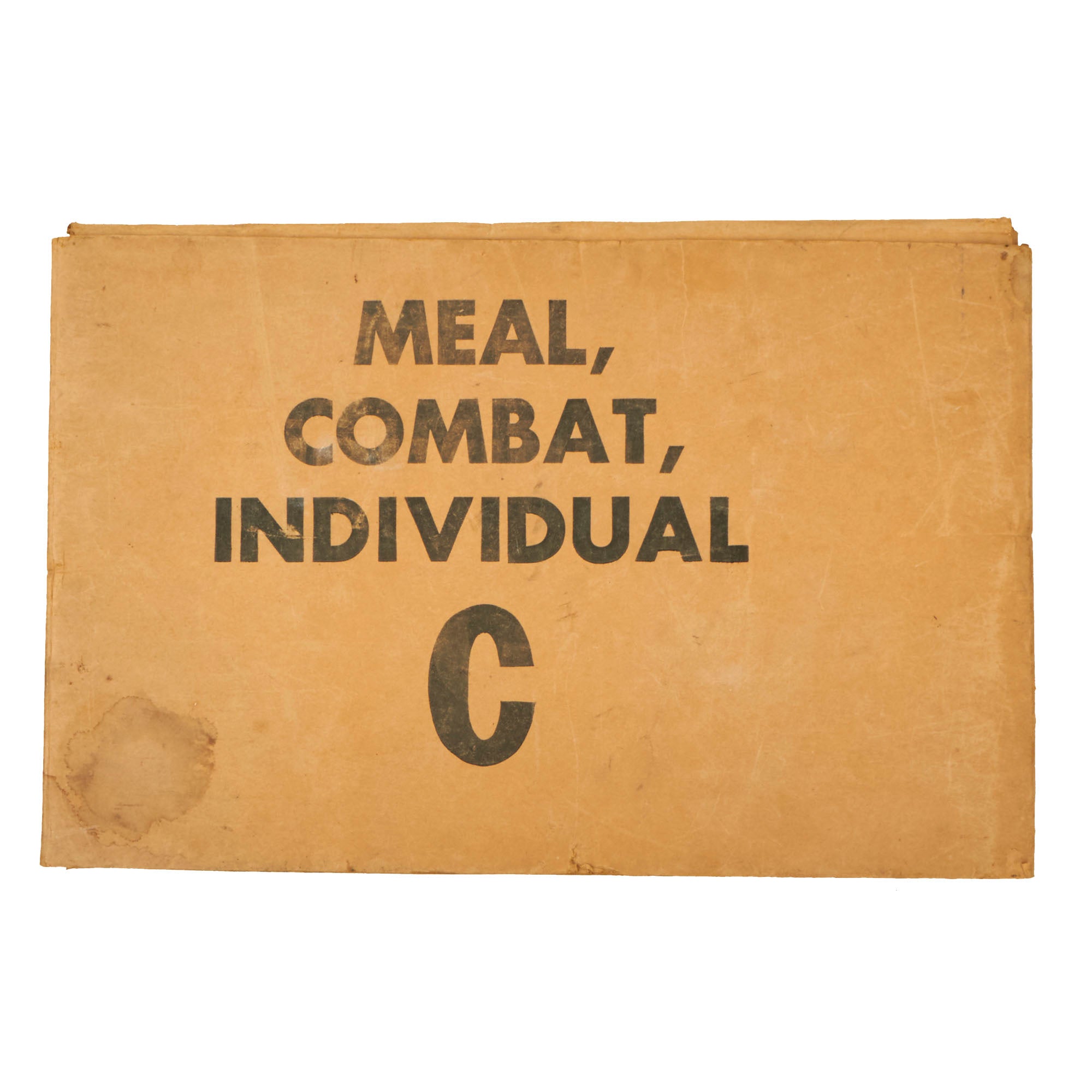 Type C Ration Original U.S. Vietnam War Empty Transit Box for Type C Field Ration “C ...