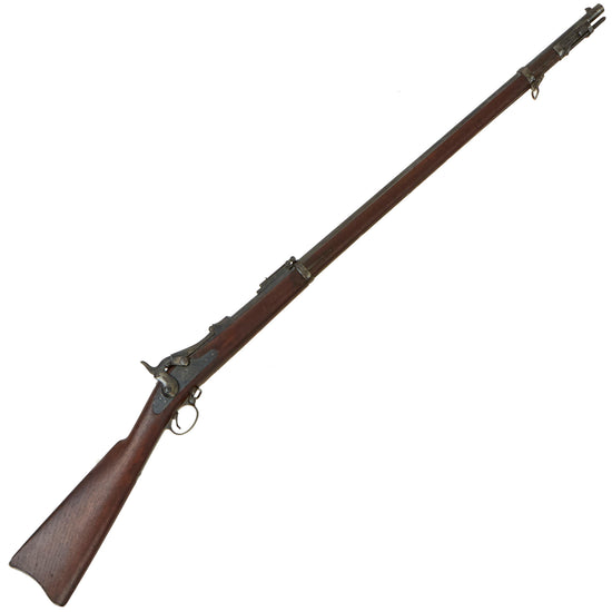 Original U.S. Springfield Trapdoor Model 1884 Round Rod Bayonet Rifle made in 1892 - Serial 558068 Original Items