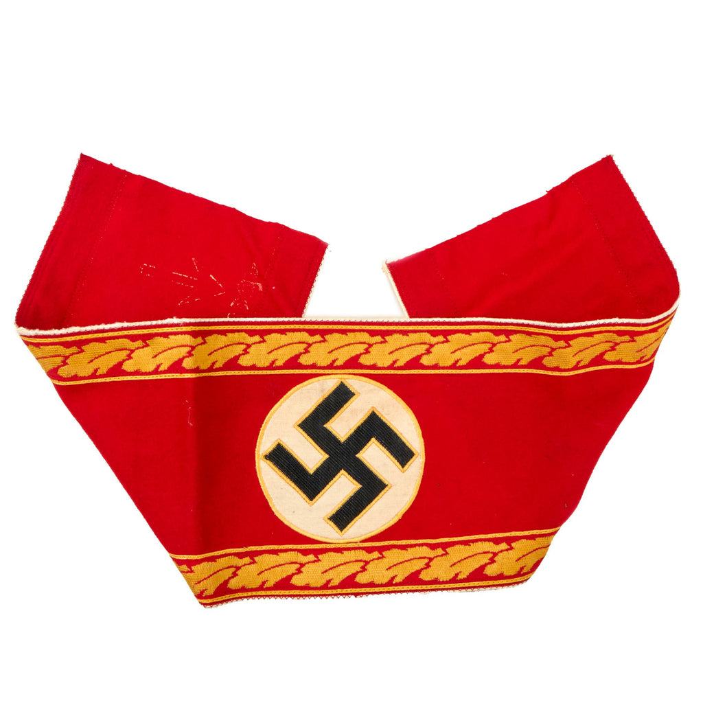 Original German WWII NSDAP Kreisleitung District Leadership Head Department Leader Armband with RZM Tag Original Items