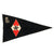 Original German WWII League of German Girls BDM Unit Marked Pennant - HJ Youth - 22" x 38" Original Items