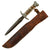 Original U.S. WWII Fighting Knife Made with Model 1918 Mark I Trench Knife Blade in 1943-Dated Boyt Scabbard Original Items