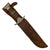 Original U.S. WWII Fighting Knife Made with Model 1918 Mark I Trench Knife Blade in 1943-Dated Boyt Scabbard Original Items