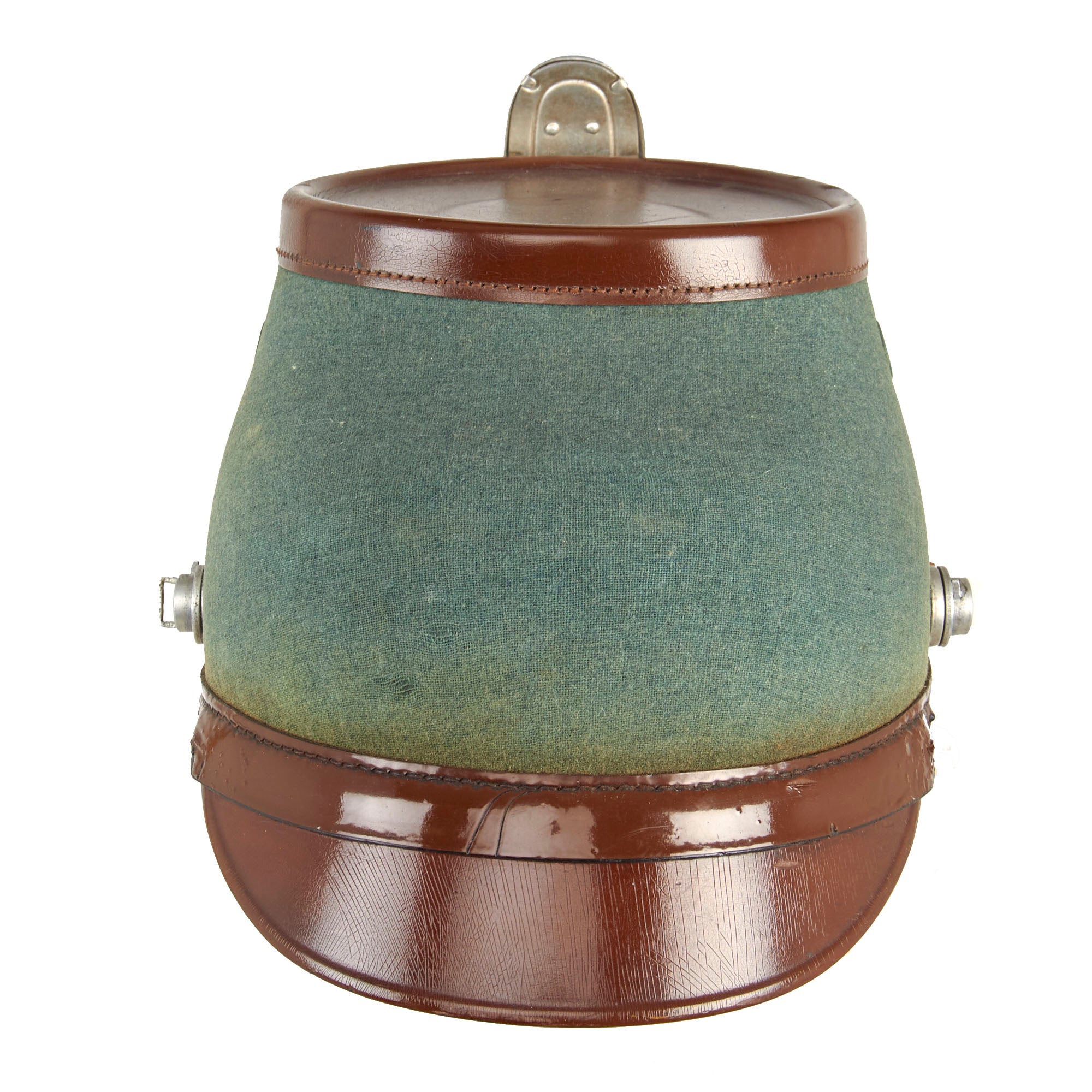 Original German WWII Late Pattern Rural Police Shako by Hans Römer wit ...