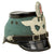 Original German WWII Metropolitan Police Shako by Hans Römer with Leather Chinstrap - Size 57 ½ Original Items
