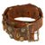 Original U.S. Spanish-American War Hate Belt Made with 44 U.S., Cuban, & Spanish Buttons Original Items