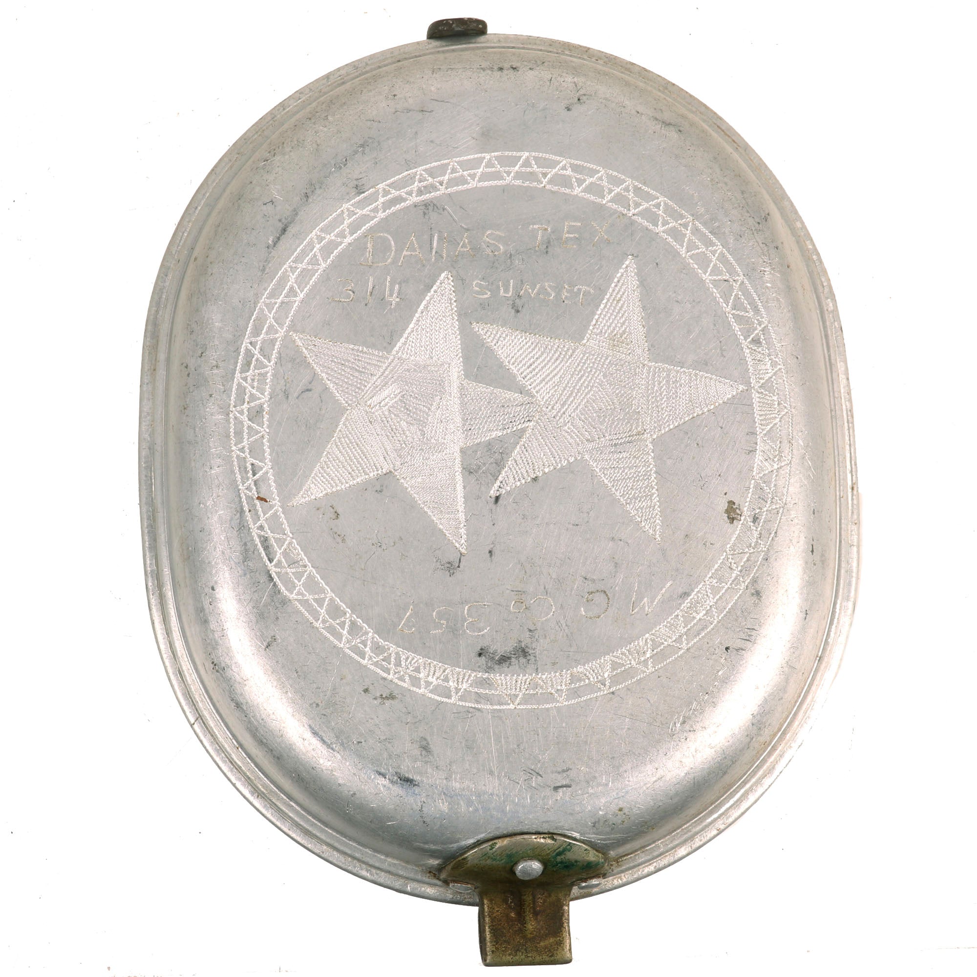 Original U.S. WWI Trench Art M1910 Mess Kit Dated 1918 Personalized by ...