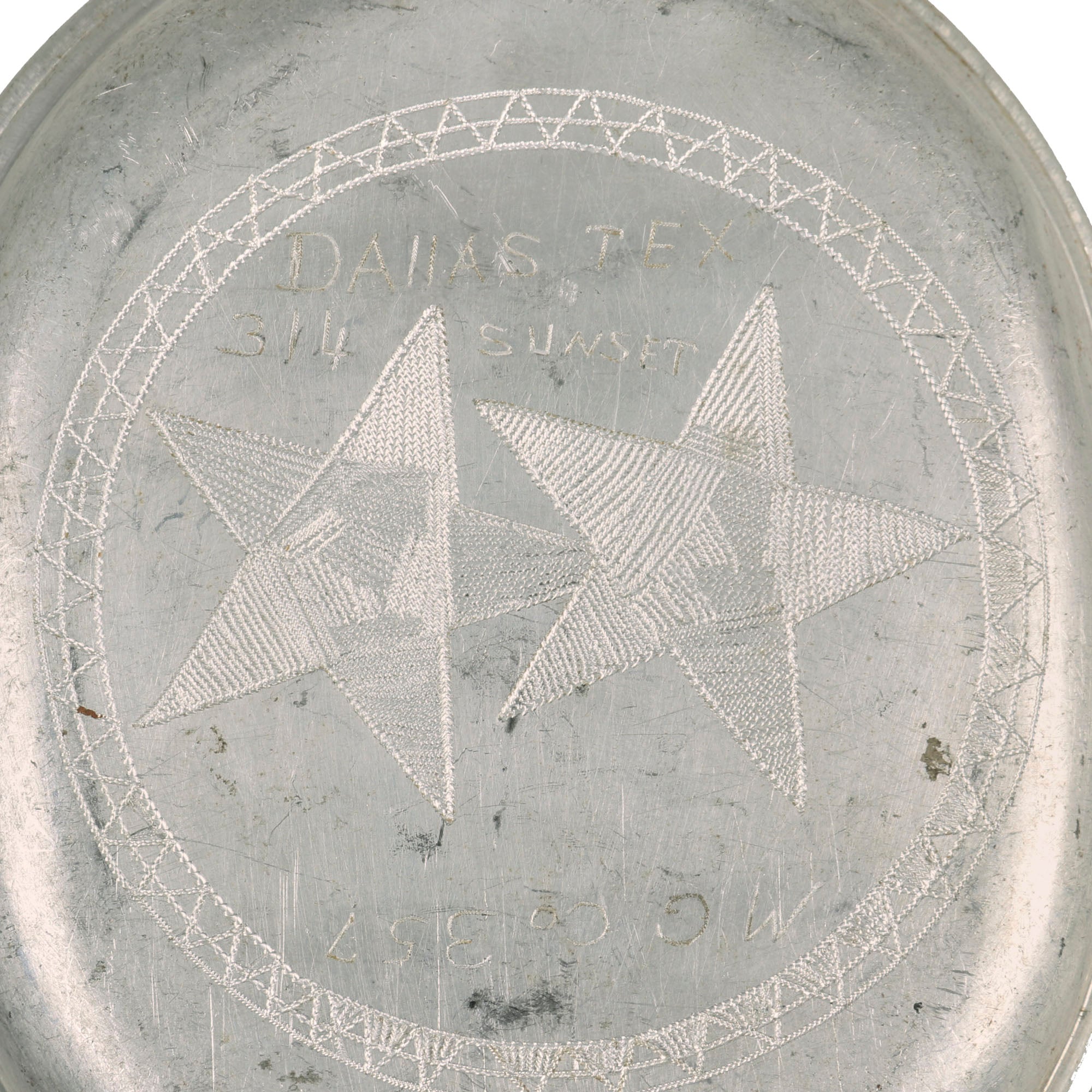 Original U.S. WWI Trench Art M1910 Mess Kit Dated 1918 Personalized by ...