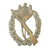 Original German WWII Silver Grade Infantry Assault Badge Featured in Sascha Weber Book - Unmarked Hollow Back Original Items