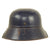 Original German WWII M38 Luftschutz Beaded Gladiator Air Defense Helmet with 56cm Liner & Chinstrap - dated 1938 Original Items