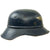 Original German WWII M38 Luftschutz Beaded Gladiator Air Defense Helmet with 55cm Liner - dated 1938 Original Items