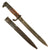 Original Imperial German WWI Private Purchase Kurzes Seitengewehr M1898 Sawback Bayonet by Erfurt with Scabbard Original Items
