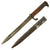 Original Imperial German WWI Private Purchase Kurzes Seitengewehr M1898 Sawback Bayonet by Erfurt with Scabbard Original Items