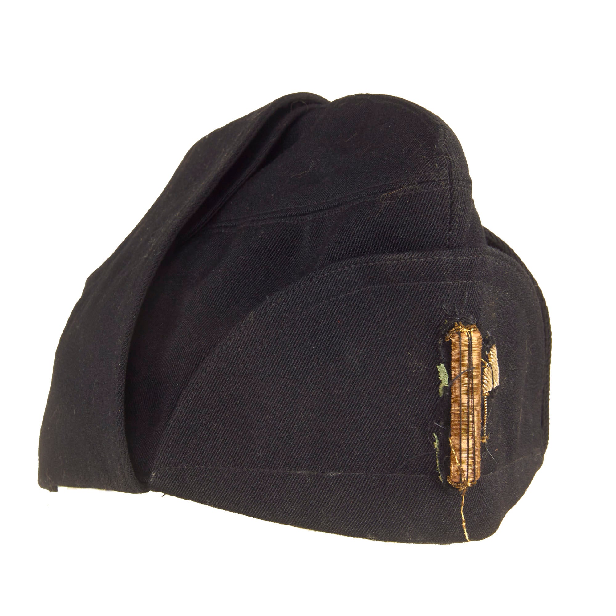 Partisans Cap Original WWII Italian Black Shirt MVSN Fascist Bustina Field Cap With ...
