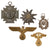 Original German WWII Award, Insignia and Tinnie Grouping with KVKII, NSDAP 10 Year Service Award, and more! - 30 Items Original Items