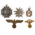 Original German WWII Award, Insignia and Tinnie Grouping with KVKII, NSDAP 10 Year Service Award, and more! - 30 Items Original Items
