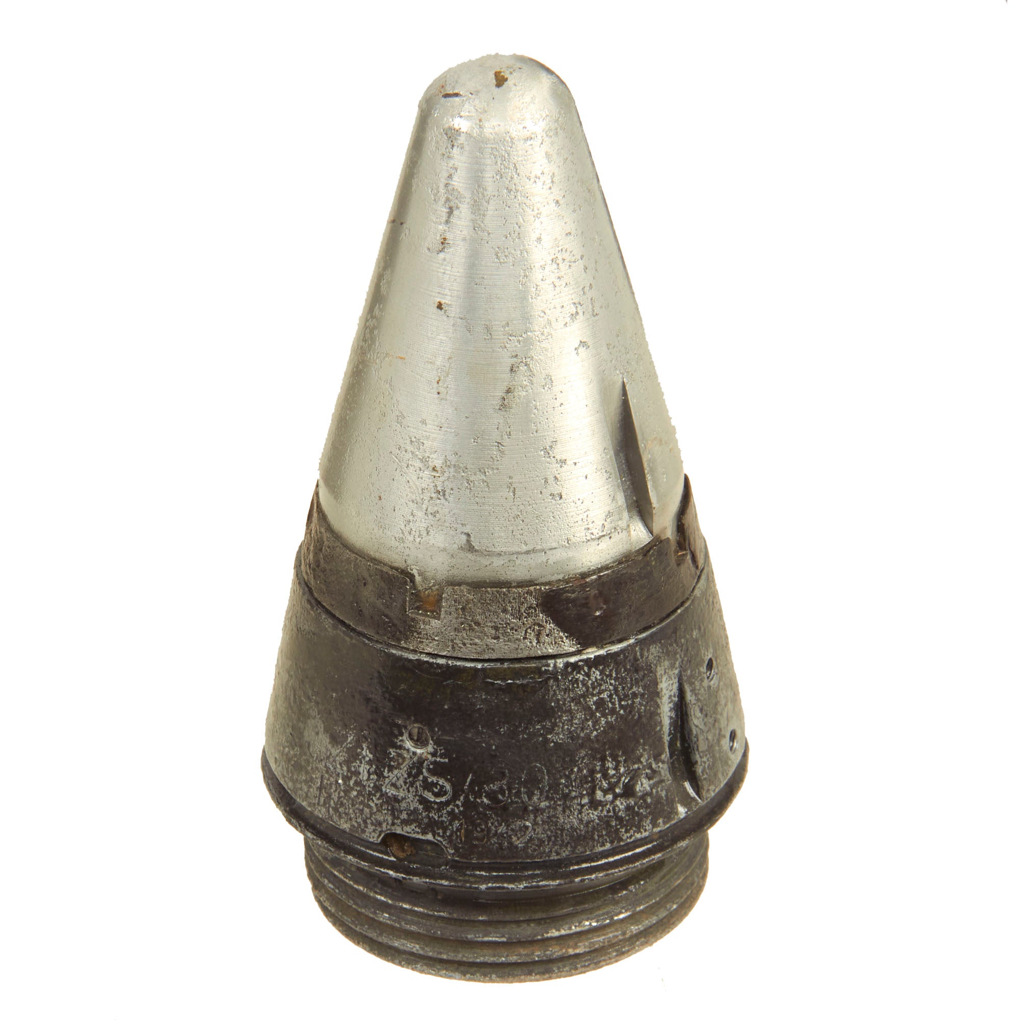 Original German WWII FlaK 88 High Explosive Inert Shell with Steel Cas ...