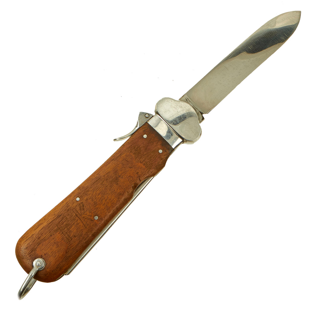 Original German WWII Luftwaffe Gravity Knife by Solinger Metallwaren Fabrik with Waffen Proof - SMF Original Items