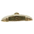 Original German WWII Early Numbered Model 1933 SS Dagger Fittings - Wood Grip with Insignia & Nickel Guards Original Items