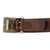 Original German WWII Early Heer Army EM/NCO Leather Belt with 1937 Dated Pebbled Aluminum Buckle by Richard Sieper & Söhne Original Items