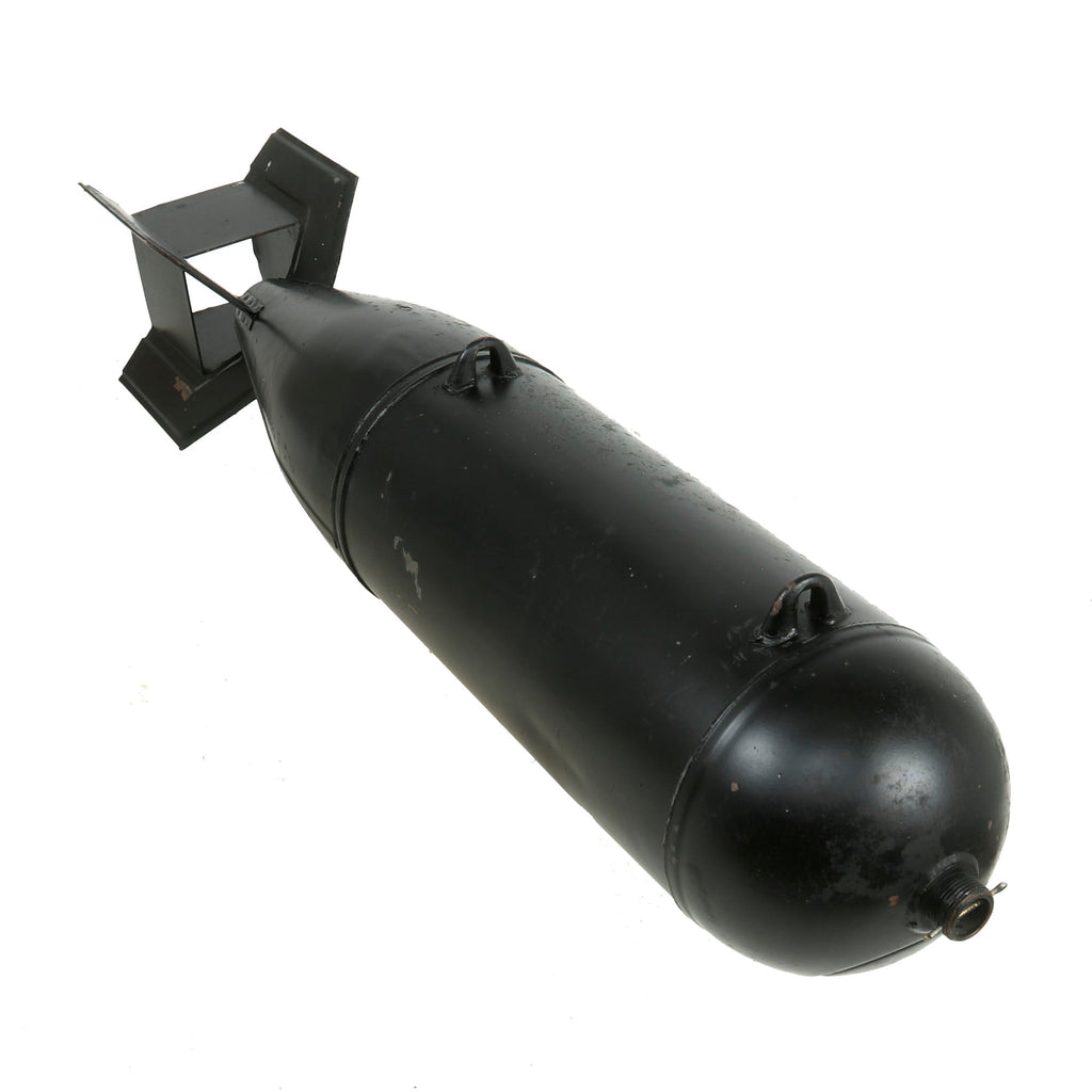 Original U.S. Cold War Navy Practice Bomb MK15 Mod 4 Painted Black - Inert Original Items