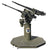Original U.S. WWII Navy Quad-Mount .50 Cal Gun Director Mk. 51 Mod. 3 with Gun Sight Mark 15 & Four Inert M2 Browning Display Machine Guns on Original Base - Dated 1944 Original Items