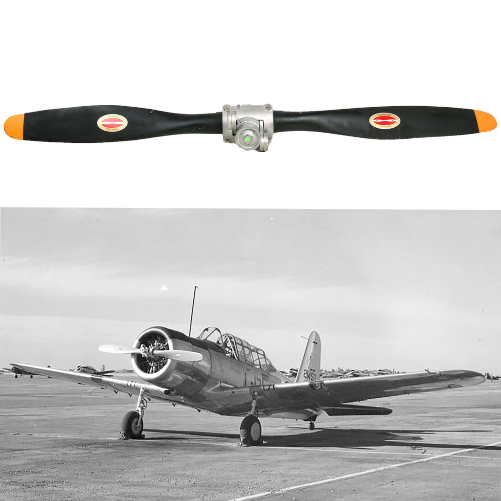 Original U.S. WWII Vultee BT-13 Valiant Trainer Aircraft Hamilton Standard Constant-Speed Propeller & Hub Assembly Original Items