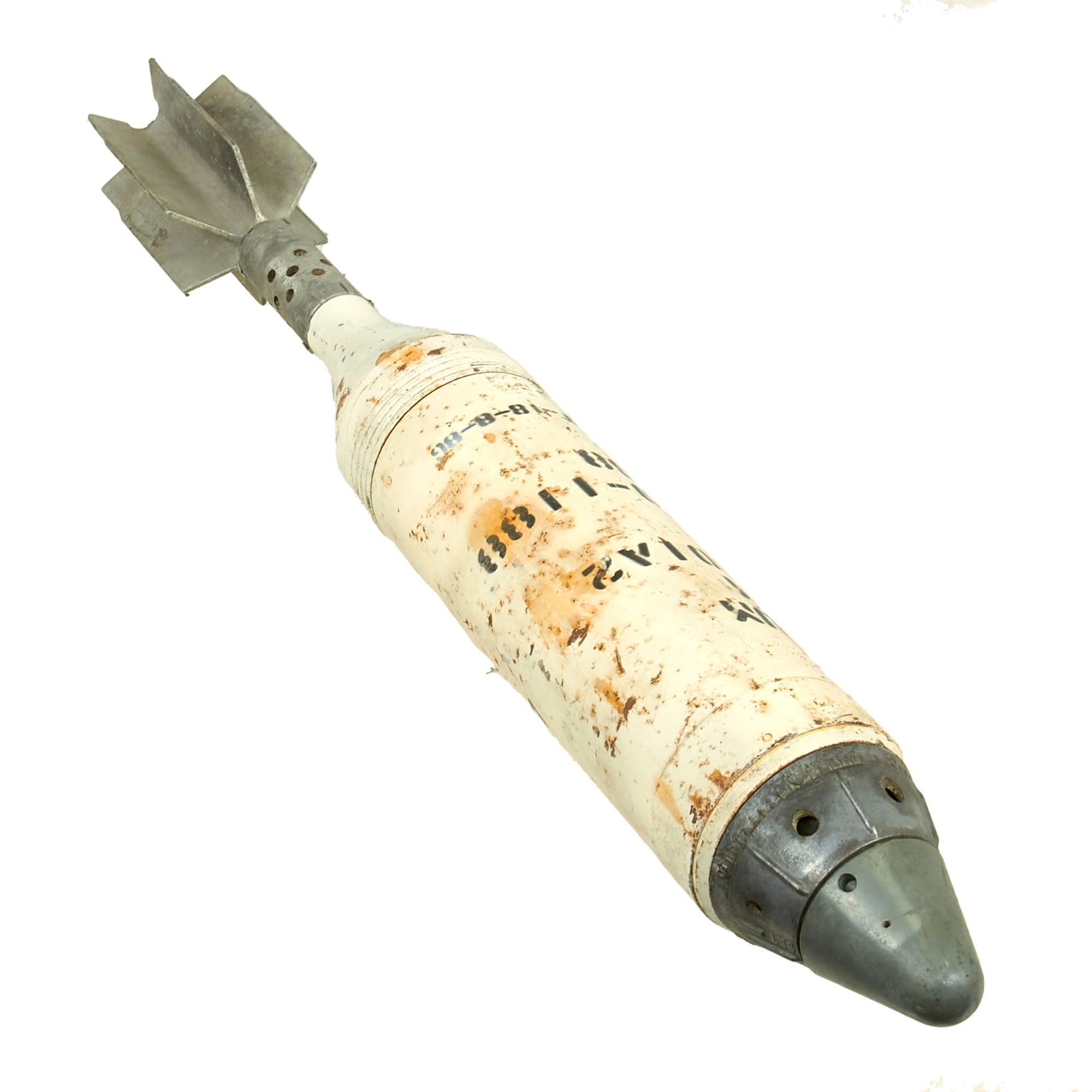 Original U.S. Vietnam War INERT 81mm Mortar M301A2 Illumination Round ...