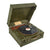 Original U.S. WWII U.S. Army Phonograph Player by Boetsch Brothers with 1947 U.S. Special Services Cowboy Medley Record Original Items