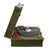 Original U.S. WWII U.S. Army Phonograph Player by Boetsch Brothers with 1947 U.S. Special Services Cowboy Medley Record Original Items