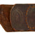 Original German WWII Army Heer EM/NCO Steel Belt Buckle by Julius Kremp with Leather Tab - dated 1940 and 1941 Original Items