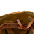 Original U.S. WWII 1943 Medic M1 McCord Front Seam Fixed Bale Helmet with Scarce Matching Hawley Paper Liner - Medical Tape Used for Insignia Original Items
