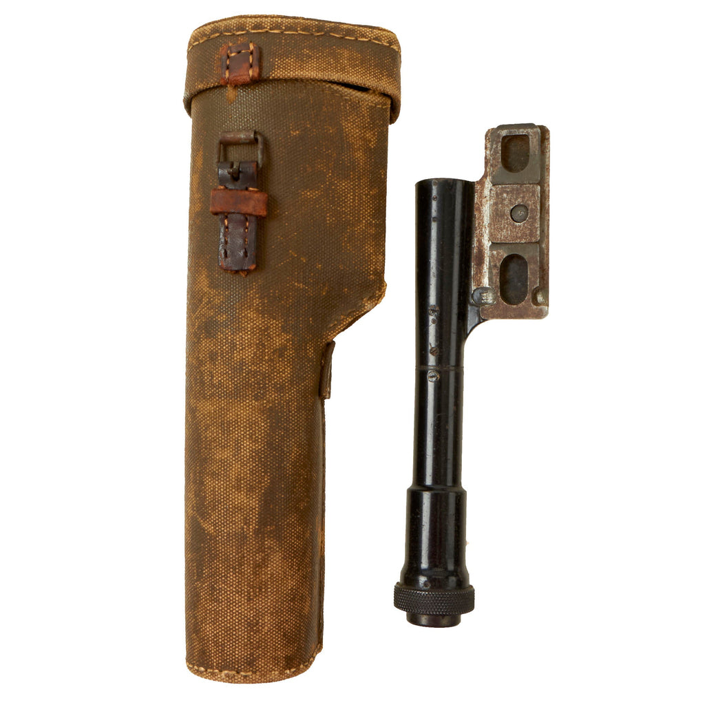Original Japanese WWII Rare Type 99 2.5 x 10 Sniper Scope in Rubberized Canvas Case - Serial 4029 Original Items