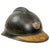 Original French WWI M1915 Adrian Mountain Trooper Chasseurs Helmet with Named Veteran’s Plate - Full Liner & Chinstrap Original Items