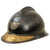 Original French WWI M1915 Adrian Mountain Trooper Chasseurs Helmet with Named Veteran’s Plate - Full Liner & Chinstrap Original Items