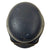 Original German WWII Luftschutz Civil Air Defense Beaded M35 Helmet with 58cm Liner & Chinstrap - marked Q64 Original Items