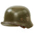 Original Rare Early German WWII Army Heer M35 Double Decal Helmet with Liner & Chinstrap - Stamped ET66 Original Items