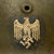 Original German WWII Extra Large M42 Single Decal Army Heer Helmet with 60cm Liner and Chinstrap - stamped ET68 Original Items