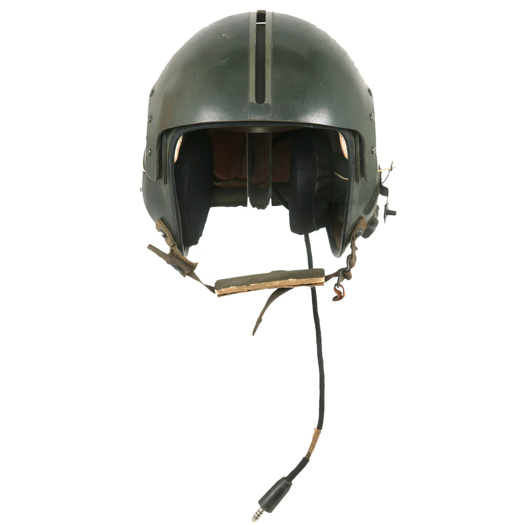 Original U.S. Vietnam War Era Named APH-5 Helicopter Pilot Flying Helmet by Gentex Corporation - No Visor - Dated 1966 Original Items