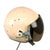 Original Cold War Soviet MIG Jet Fighter Flying Helmet ZSh-5MKV2 with Grim Reaper Sticker Original Items