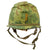 Original U.S. Vietnam War Era M1 Helmet with 1983 Dated Paratrooper Liner & Reversible Camouflage Cover - Complete Original Items